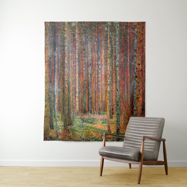 Fir Forest | Mr. Gustav Klimt | Tapestry (In Situ)