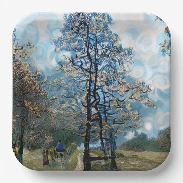 FIR TREE PAPER PLATE (Front)