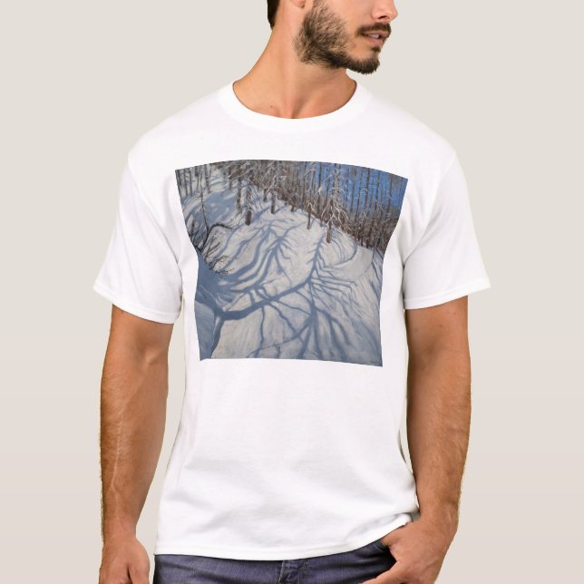 Fir Tree Shadows Tignes 2009 T-Shirt (Front)