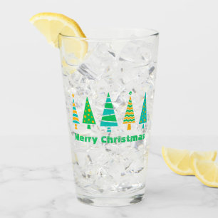 Fir Trees Christmas Glass