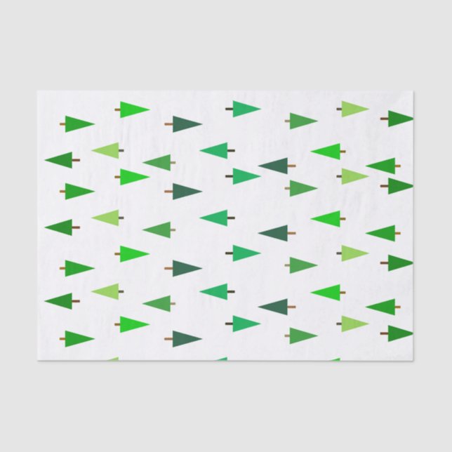 Fir Trees Tissue Paper (Front)