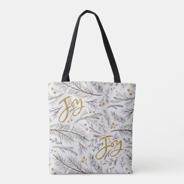 Fir Twigs Tote Bag (Back)