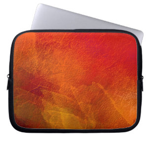 Fire - Abstract Art in Orange, Yellow, Red Laptop Sleeve