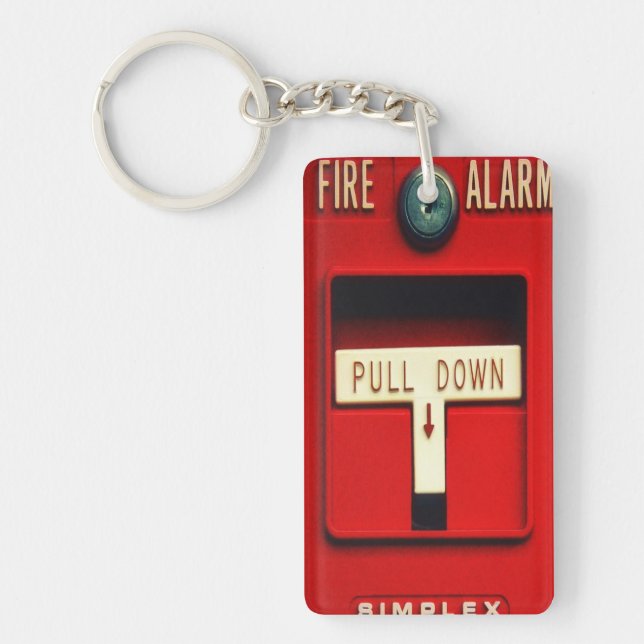 Fire alarm keychain (Front)