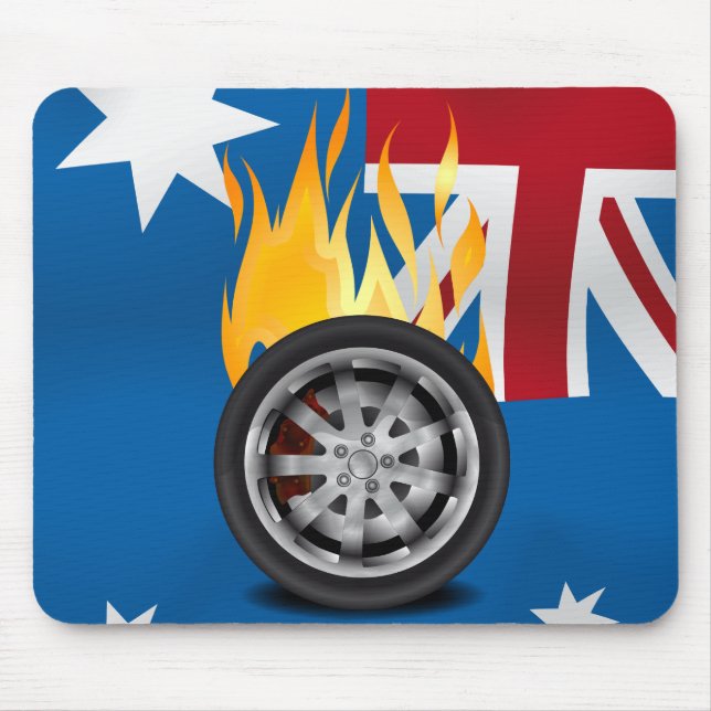 Fire, Alloy - Australia Mouse Pad (Front)