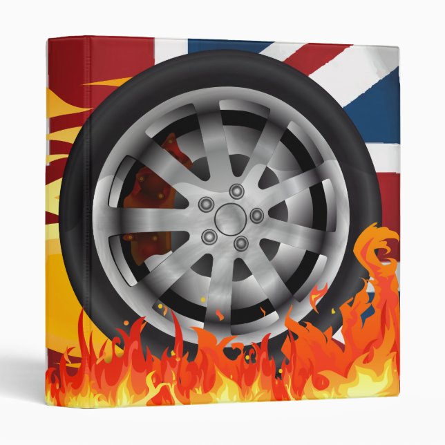 Fire, Alloy Great Britain Binder (Front/Spine)