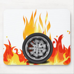 Fire, Alloy Mouse Pad