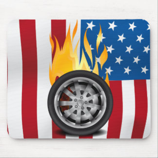 Fire, Alloy - USA Mouse Pad