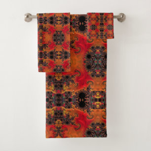 Fire and Beauty Bath Towel Set