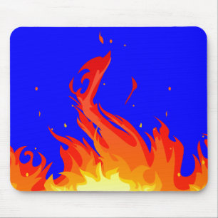 Fire and Brimstone Mouse Pad