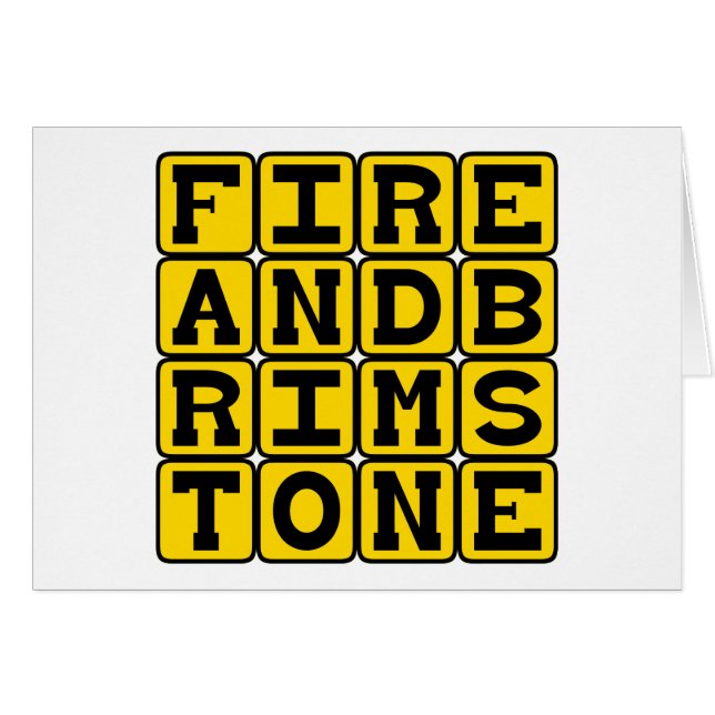 Fire and Brimstone, Religious Fervour (Front Horizontal)