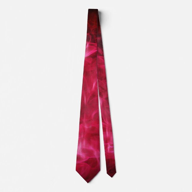 Fire and Flame in Pink Artsy Tie (Front)