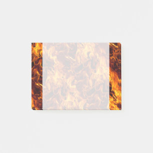 Fire and Flame Pattern Post-it Notes