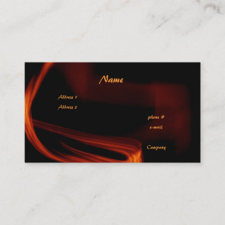 Fire and Flames Business Card