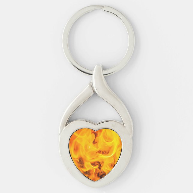 Fire and flames keychain (Front)
