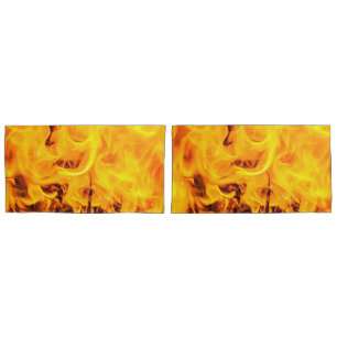 Fire And Flames Pattern Pillowcase