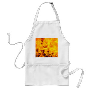 Fire And Flames Pattern Standard Apron