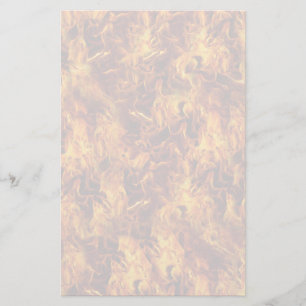 Fire and Flames Pattern Stationery