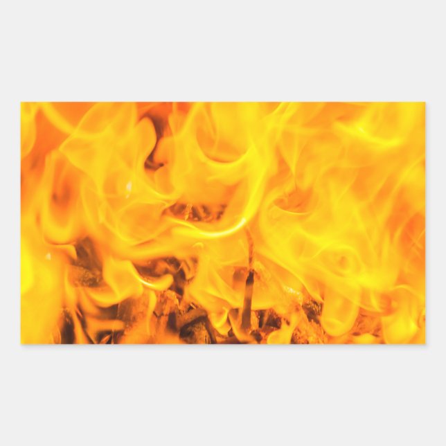 Fire and flames sticker (Front)