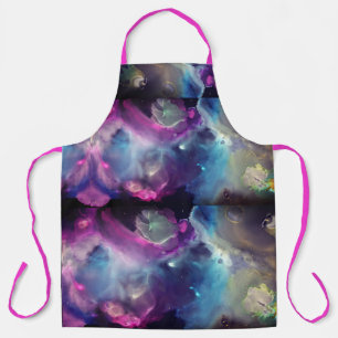 Fire and Ice abstract Nebula  Apron