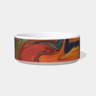 fire and ice cat food bowl 