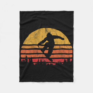 Fire And Ice Halloween Matching Couple Last Minute Fleece Blanket