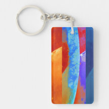 Fire and Ice Key Chain