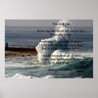 Fire And Ice Over Big Wave