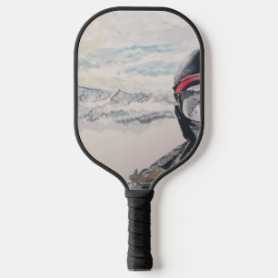 Fire and ice pickleball paddle