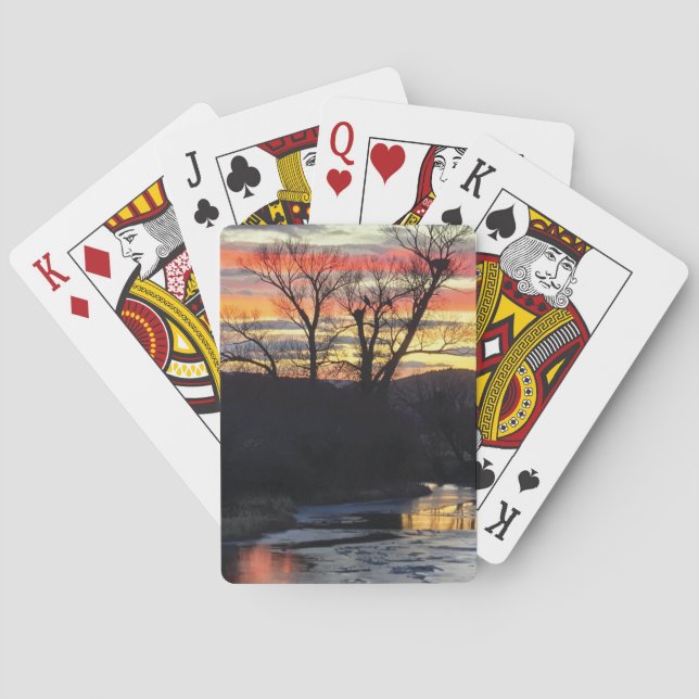 Fire and Ice Playing Cards (Back)