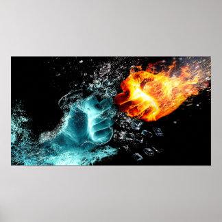 Fire and Ice Poster