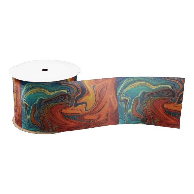 fire and ice ribbon satin ribbon (Spool)