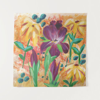 Fire and Iris tapestry