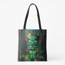 Fire and Land Tiki Tote