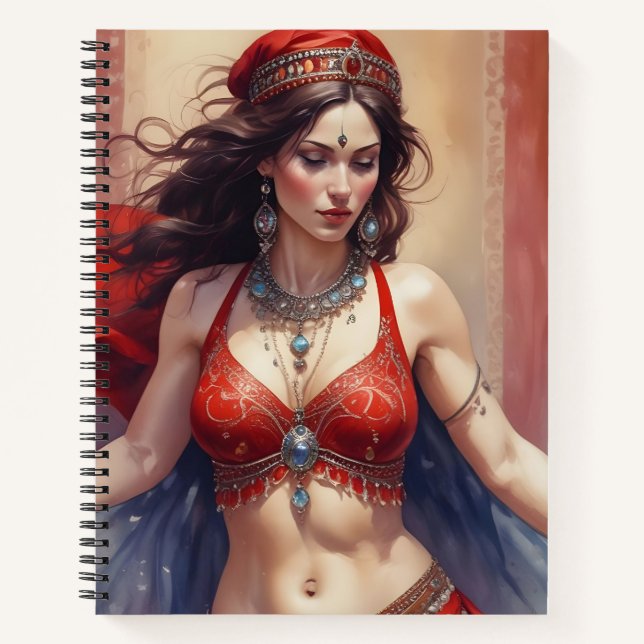 Fire and Sapphire Notebook (Front)