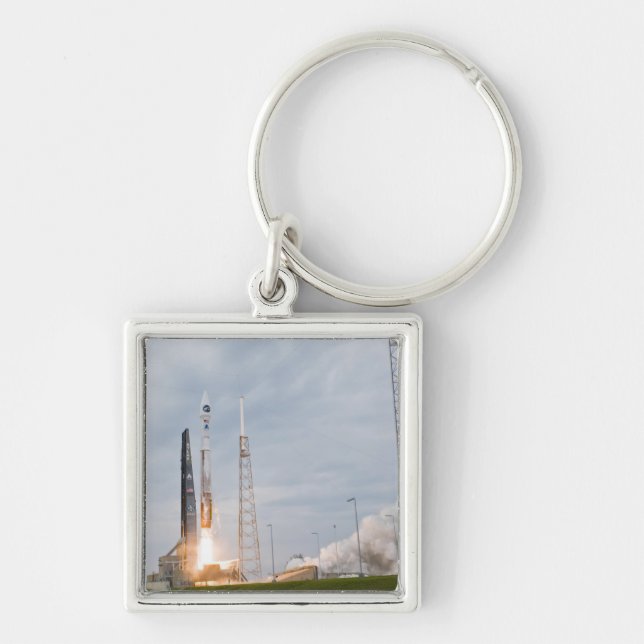 Fire and smoke signal the liftoff keychain (Front)