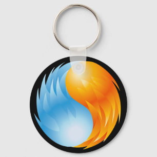 FIRE AND WATER KEYCHAIN