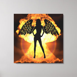 Fire Angel Canvas Print