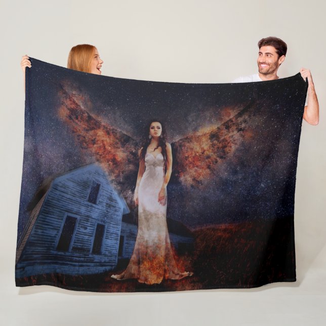 FIRE ANGEL FLEECE BLANKET (In Situ)