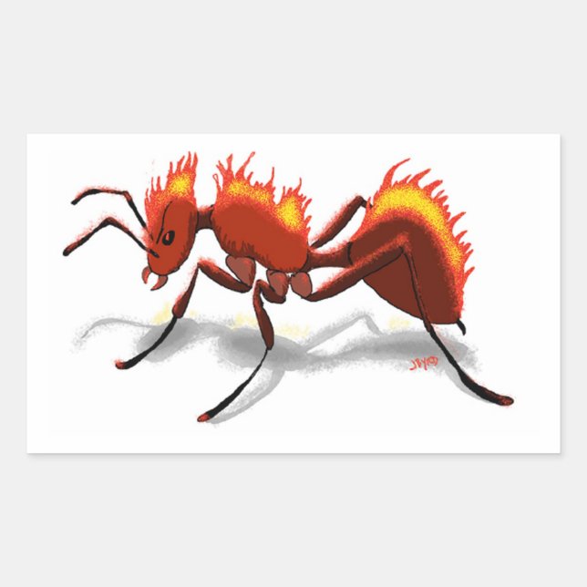 Fire Ant Sticker (Front)