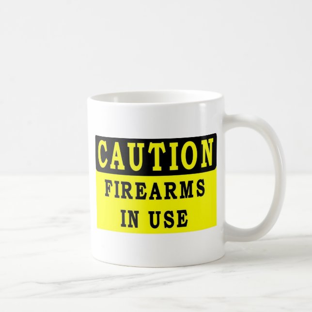 FIRE ARMS IN USE COFFEE MUG (Right)