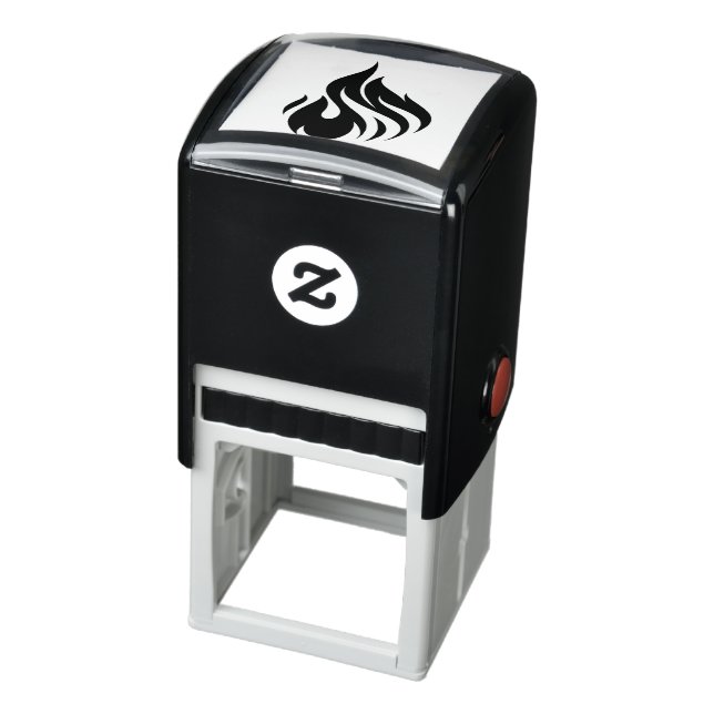 Fire art design self-inking stamp (Product)