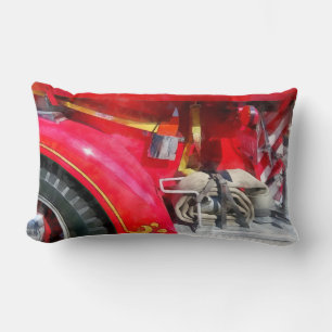 Fire Axe and Hose Lumbar Pillow