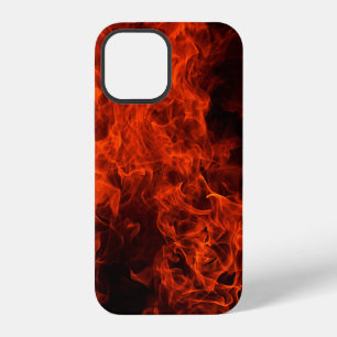 Fire background flame black hot iPhone 12 case