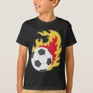 Fire ball Soccer T-Shirt
