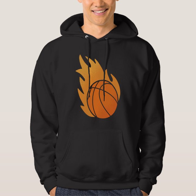 Fire Basketball Hoodie (Front)