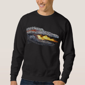 Fire-breathing Alligator Sweatshirt