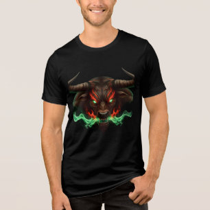 Fire Breathing Bull Tri-Blend Shirt