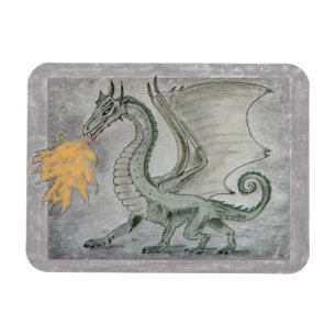 Fire Breathing Dragon Magnet