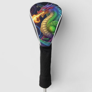 Fire Breathing Dragon Personalized Golf Head Cover
